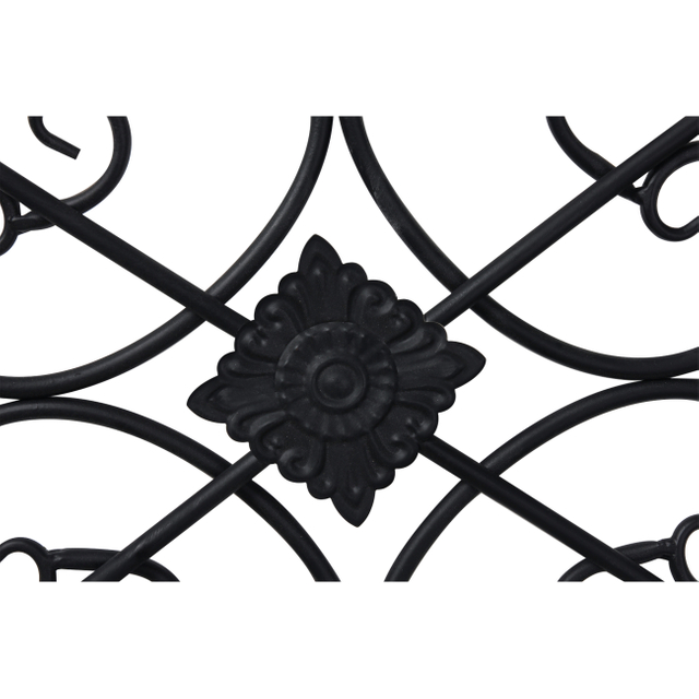 32" Hanging Flower Scroll Metal Wall Art Decor, Living Room Wall Decor