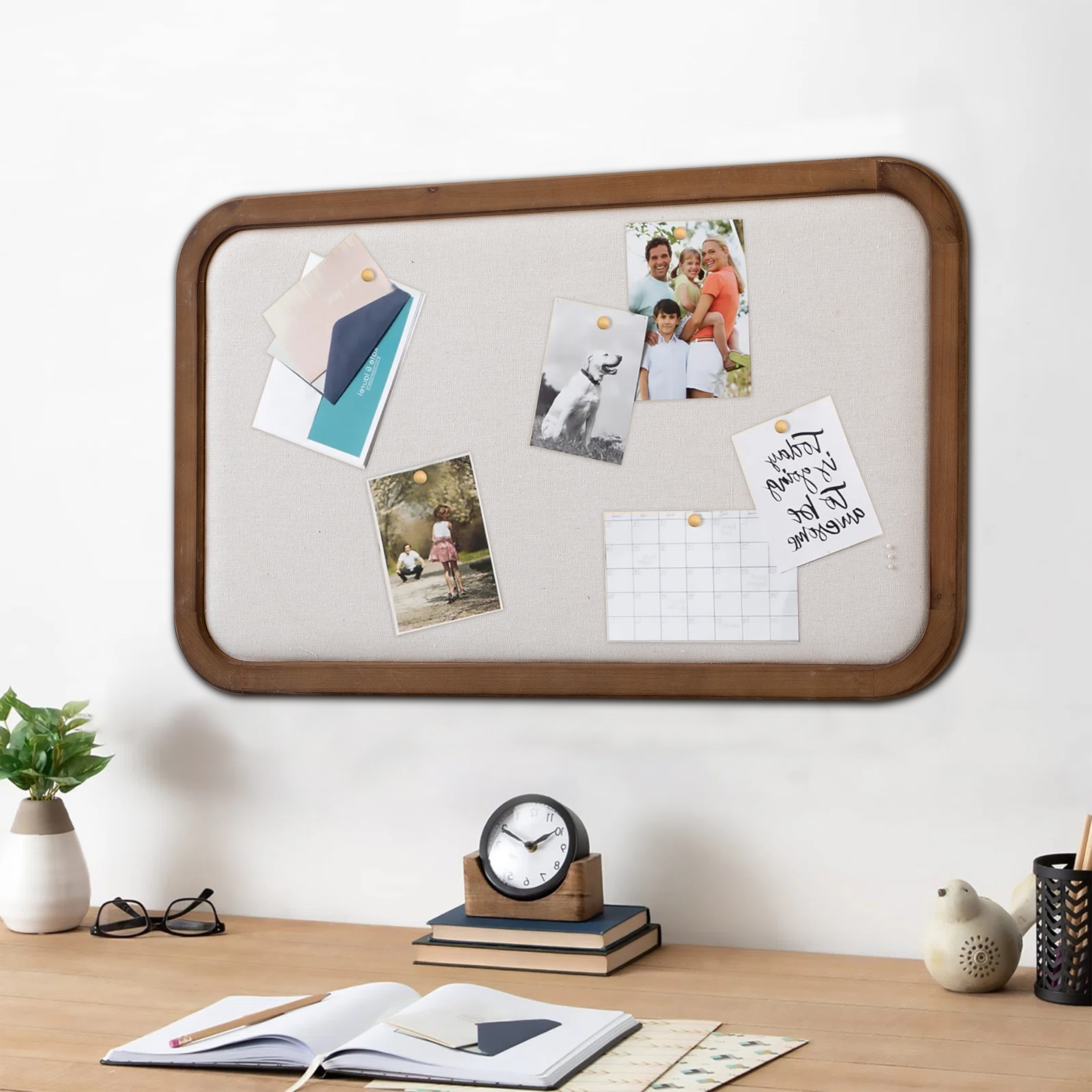 Farmhouse Bulletin Boards for Walls Decorative Hanging Pin Board 30"
