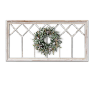 Wood Window Frame Wall Decor Hanging Distressed White Farmhouse Decor