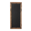 Handmade Wooden Hanging Distressed White Rustic Window Mirrors for Wall Decor
