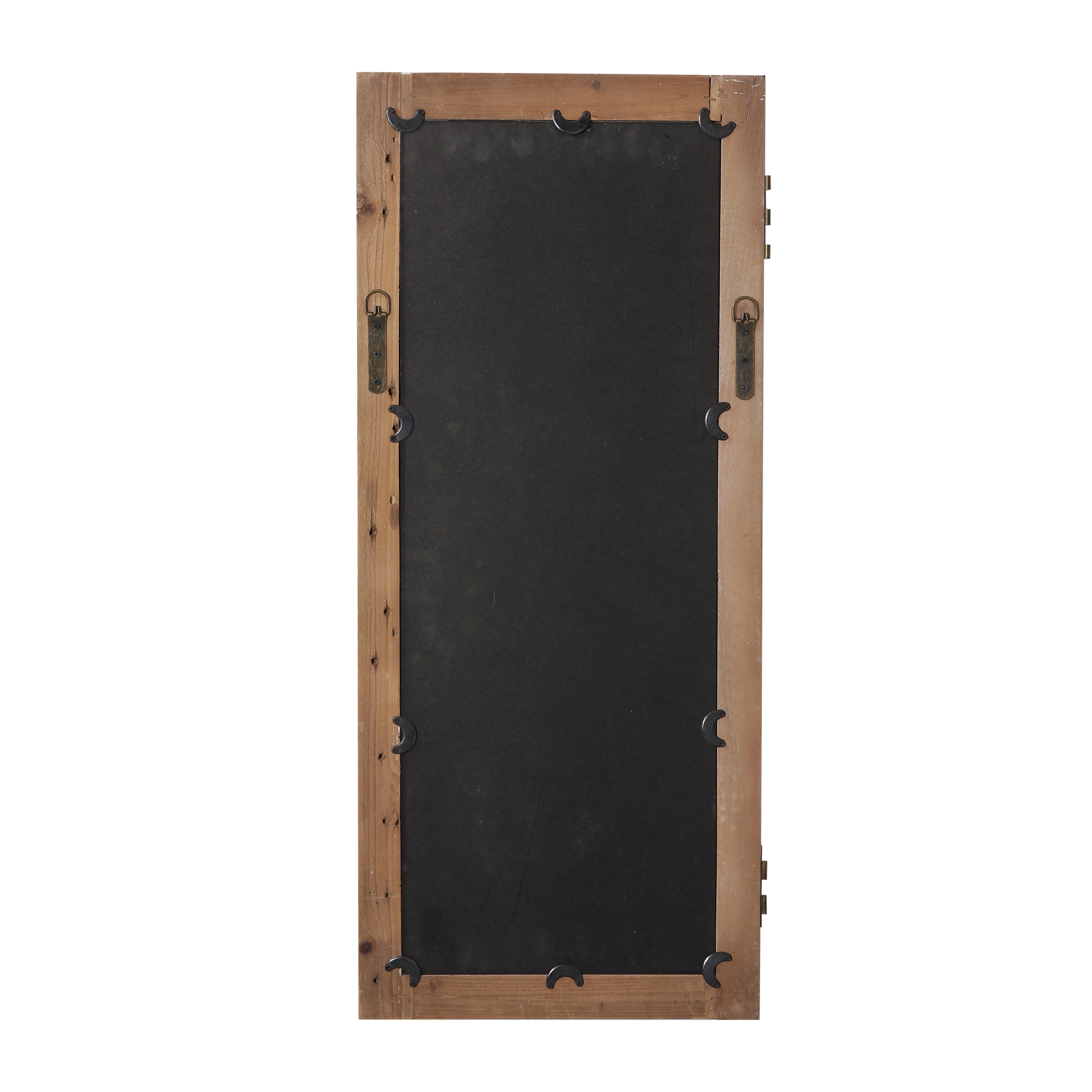 Handmade Wooden Hanging Distressed White Rustic Window Mirrors for Wall Decor