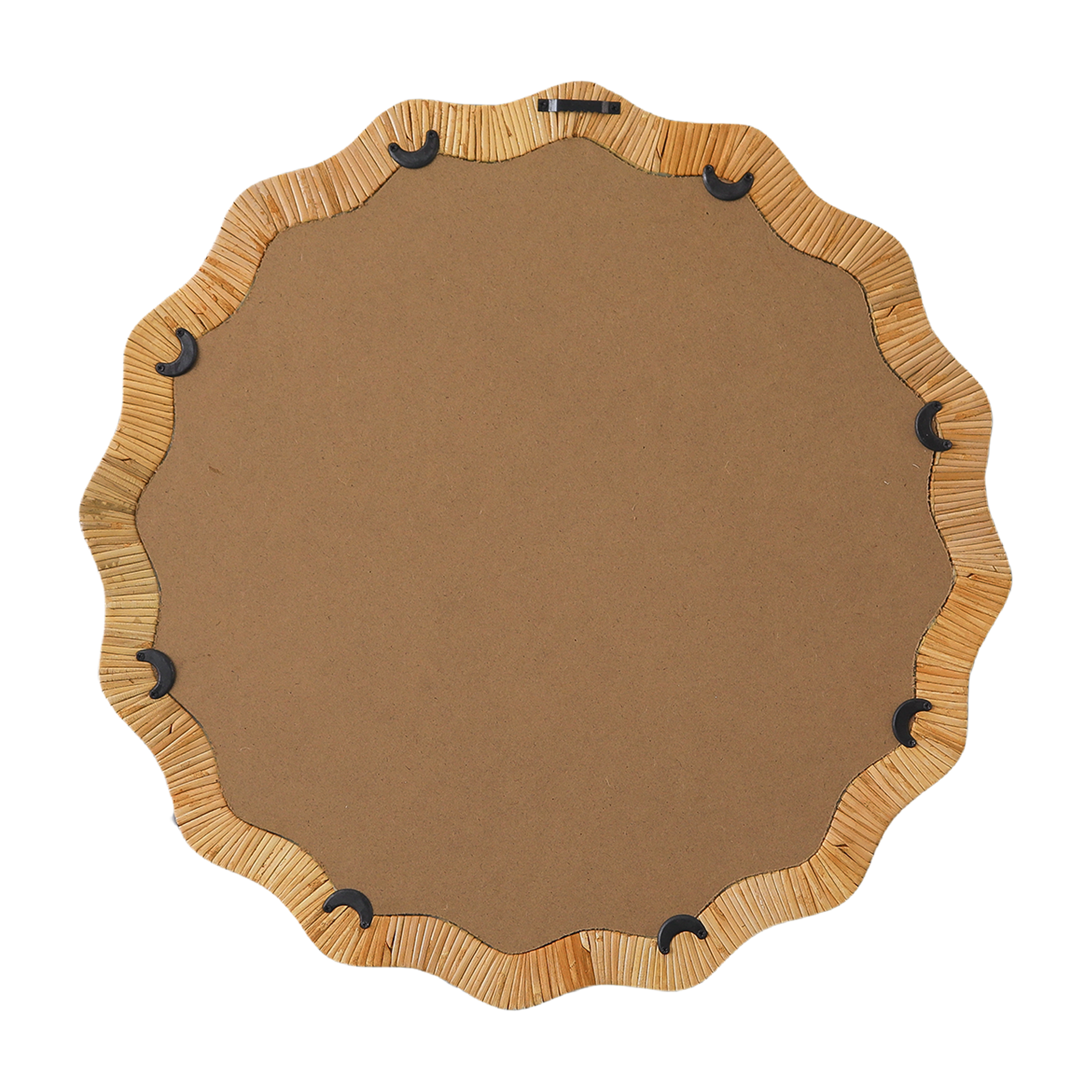 Wall Mirror Rattan Mirror Decor Round Boho Mirror 24in