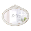 Carvings Rustic Oval Mirrors for Wall 18 X 24 Inch