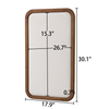 Farmhouse Bulletin Boards for Walls Decorative Hanging Pin Board 30"