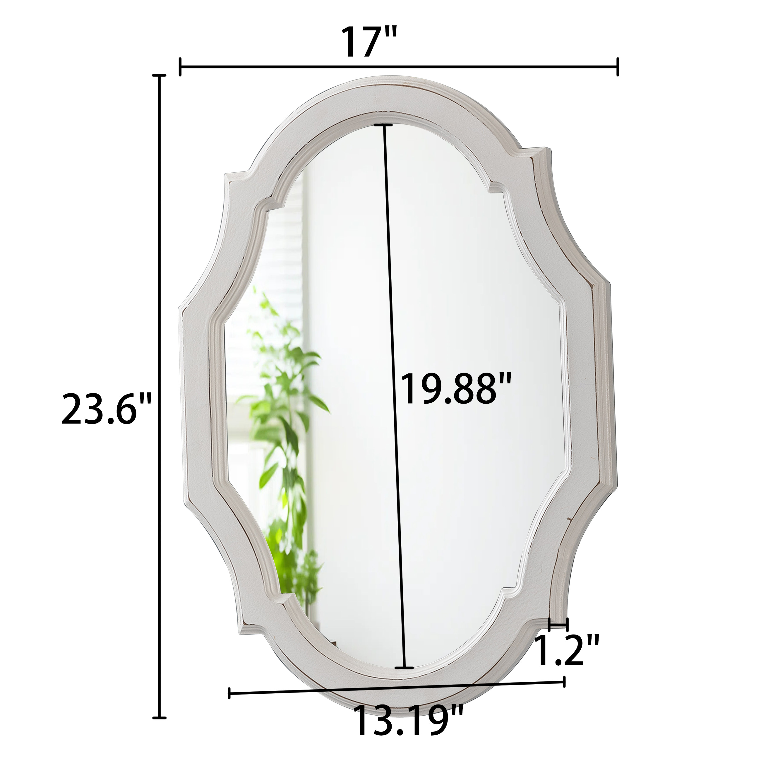 Rustic Oval Mirrors for Wall
