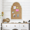 Arched Bulletin Board 36" for Walls Decorative Hanging Message Board Home Decor