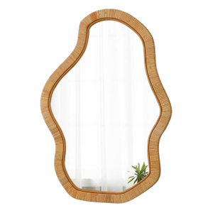 Rattan Mirror Decor Bathroom Boho Mirror 24
