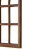 Rustic Arched Window Frame 20 x 32 Inch, Hanging Distressed Wood Window Pane Wall Decor