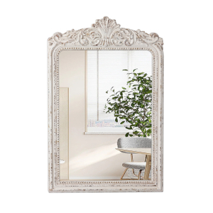 Vintage Wooden Framed Mirrors for Wall Decor 24" x 36" Traditional Wall Mirrors