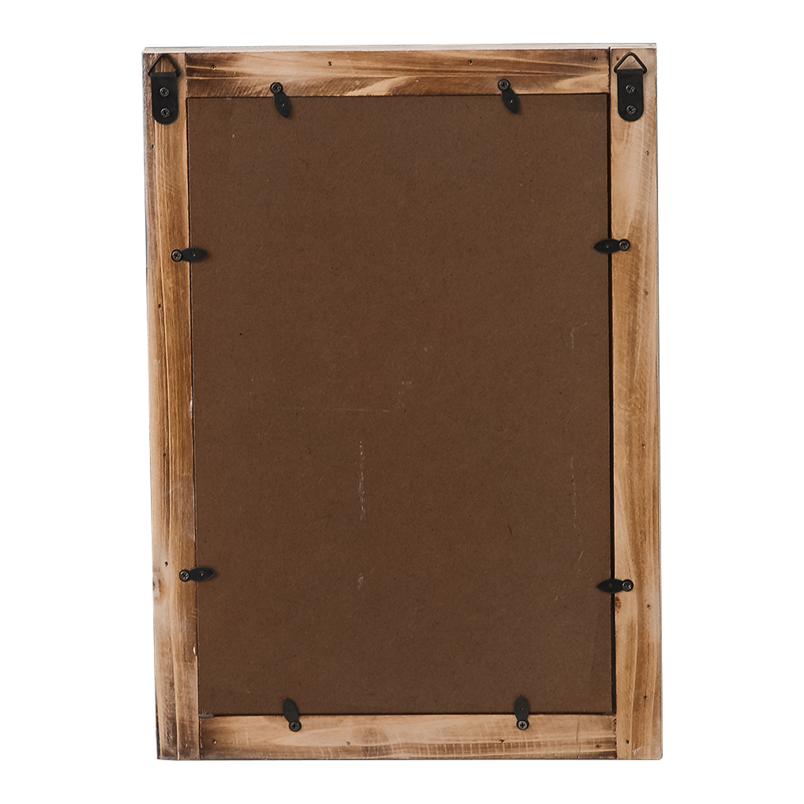 Rustic Distressed Wood Frame Vintage Hanging Mirrors for Wall 11x16