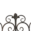 Metal Scroll Wall Decor Rustic Iron Wall Medallion Small Traditional Metal Scroll Wall Art