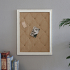 Antique White Bulletin Boards for Walls Decorative Hanging Message Board 27"