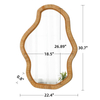 Rattan Mirror Decor Bathroom Boho Mirror 24