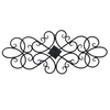 32" Hanging Flower Scroll Metal Wall Art Decor, Living Room Wall Decor