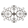 Metal Scroll Wall Decor Rustic Iron Wall Medallion Small Traditional Metal Scroll Wall Art