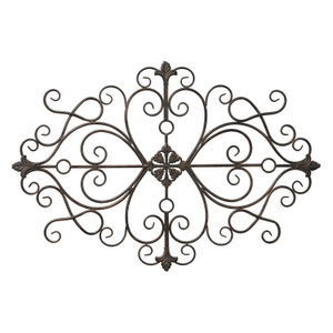 Metal Scroll Wall Decor Rustic Iron Wall Medallion Small Traditional Metal Scroll Wall Art