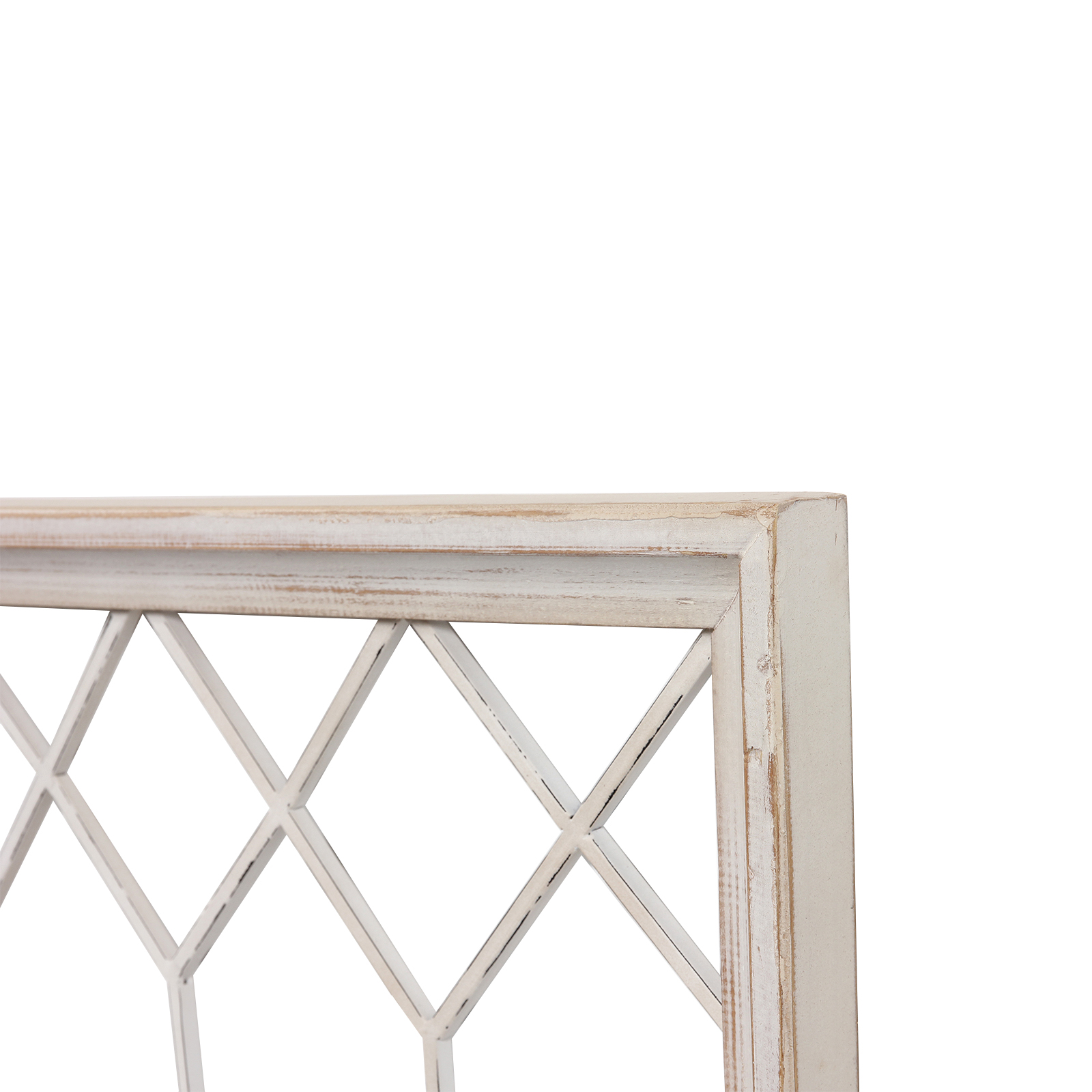 Wood Window Frame Wall Decor Hanging Distressed White Farmhouse Decor