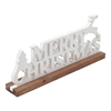 Rustic Merry Christmas Signs for Home Decor 16 Inches