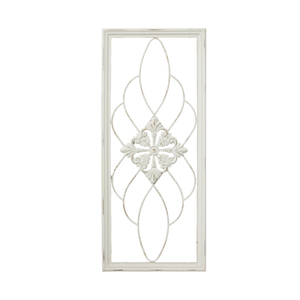 Rustic Wood and Metal Wall Art Decor Living Room 14 x 35 Inch