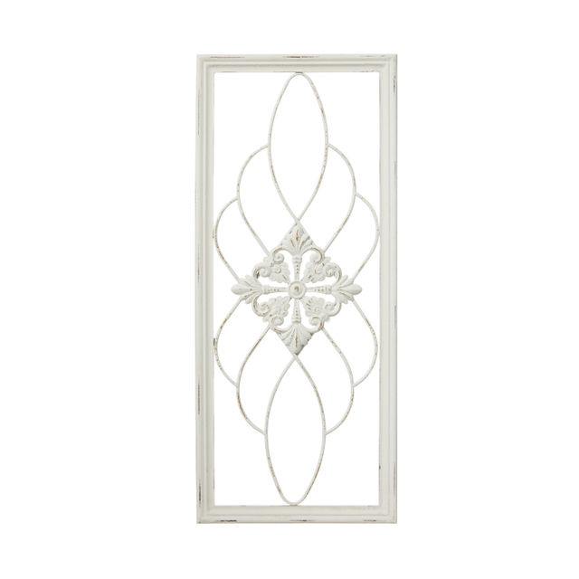 Rustic Wood and Metal Wall Art Decor Living Room 14 x 35 Inch