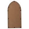 Distressed White Arched Window Mirrors for Wall Decor 18 X 36 Inch
