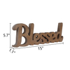 Farmhouse Blessed Signs for Home Decor 15 inches