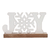 Farmhouse Noel Christmas Joy Decor for Tabletop 10 inches