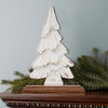 Farmhouse Mini White Tabletop Christmas Tree 11 inch