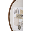 33x24 Large Oval Bulletin Board, Farmhouse Fabric Pin Boards