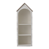 Cottage House Wall Display Cabine, 32" Tall Narrow Storage Cabinet
