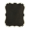 Rustic White Small Scalloped Mirror 12" x 15"