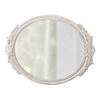 Vintage Oval Mirrors for Wall 30 X 22 Inch, Distressed White