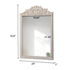 Farmhouse Mirror for Wall Decor Living Room 24 X 36 Inch