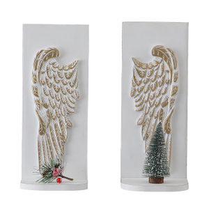 Wood White Wall Sconce 