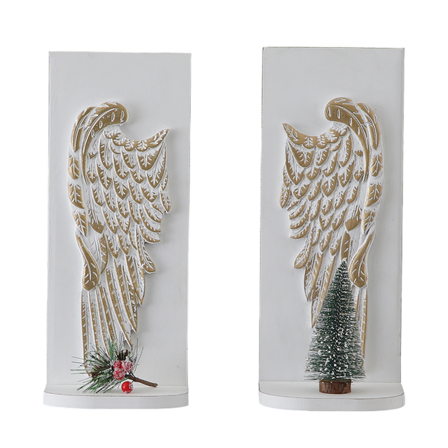 Wood White Wall Sconce 