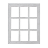 Farmhouse Window Frame Wall Decor 18 X 23 Inch, Distressed White