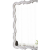 Rustic Scalloped Wall Mirror Decorative 24 X 18 Inch