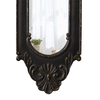 Vintage Black Distressed Finish Gothic Mirror 15 X 38 Inch, 