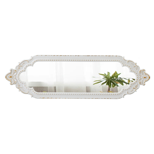 Vintage Long Wood Mirror 12 x 40 Inch