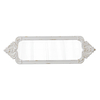 Vintage White Wooden Wall Mirror