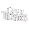 Rustic Small Give Thanks Sign for Thanksgiving Table Decor