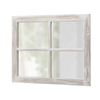 Farmhouse Window Pane Mirror, Washed White, 18 X 23 Inch
