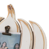 Rustic Small Pumpkin Table Decor with Stand and Clip 8 X 10 Inch