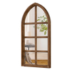Farmhouse Cathedral Window Pane Mirror Wall Decor 18 X 36 Inch
