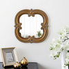 Antique Small Gold Mirror 12 Inch, Horizontal or Vertical