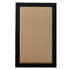18x29 Black Framed Bulletin Board, Fabric Pin Board Large