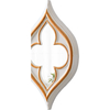 Antique Small Tear Drop Mirror Wall Decor 8 x 13 inch, Set of 3