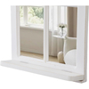 Rustic Window Mirrors with Shelf for Wall Decor 16 X 23 Inch