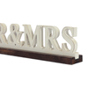 Vintage Mr and Mrs Sign for Wedding Table Decor 16 inches