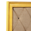 21x27 Large Farmhouse Burlap Pin Board, Wood Framed Bulletin Board